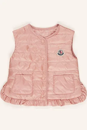Moncler Daunenweste Portia Mit Rüschen rosa