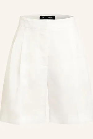 Iris von Arnim Leinenshorts Lain weiss