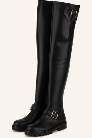 Jimmy Choo Overknee-Stiefel Biker Ii