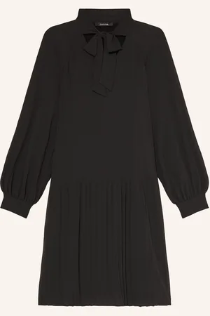 Comma, Plisseekleid Mit Schluppe