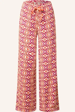 Cartoon Marlenehose pink