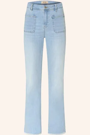 Mos Mosh Bootcut Jeans Ashley blau