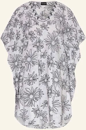 Charmline Kaftan Marguerite Sky schwarz