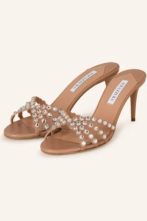 Aquazzura Mules Tequila Mit Schmucksteinen