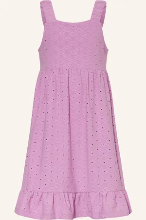 Garcia Kleid Mit Lochspitze lila