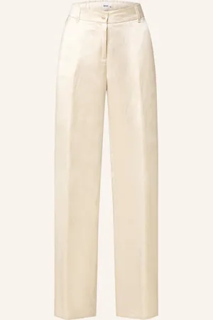 Brax Marlenehose Maine Mit Leinen gold