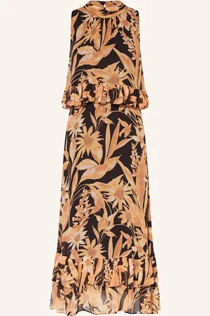 Phase Eight Kleid Mit Rüschen beige