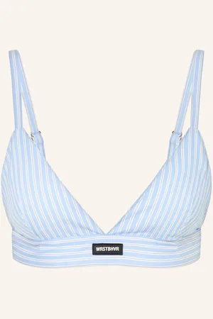 WRSTBHVR Cropped-Top Fritzi blau