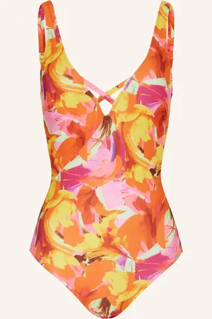 Lidea Badeanzug Neon Nostalgia orange
