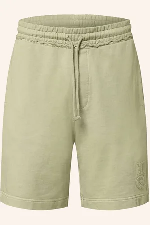 HUGO BOSS Sweatshorts Distrell Loose Fit gruen