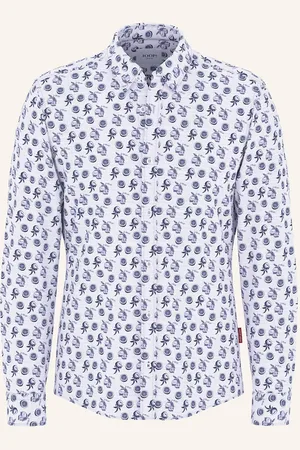 JOOP! Hemd Hanson Slim Fit weiss