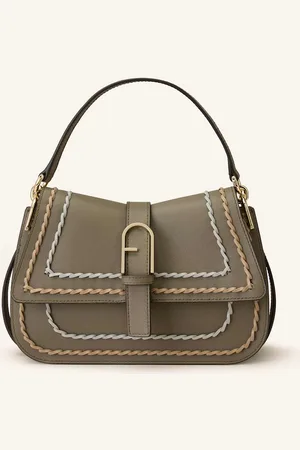 Furla Handtasche Flow Medium gruen