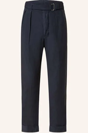 OFFICINE GENERALE Anzughose Pierre Slim Fit blau