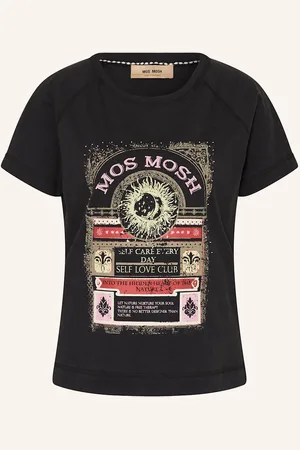 Mos Mosh T-Shirt Mmabney Mit Schmuckperlen schwarz