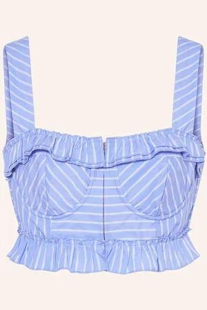 Sandro Cropped-Top blau