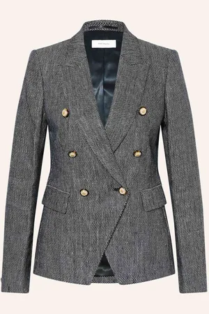 Reiss Leinenblazer blau