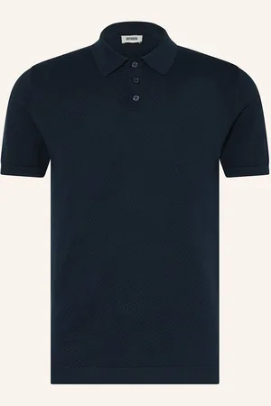 Drykorn Strick-Poloshirt Triton blau