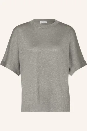Brunello Cucinelli T-Shirt Mit Cashmere Und Seide