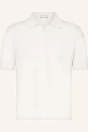 Tiger of Sweden Strick-Poloshirt Maelon weiss