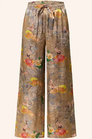 Elias Rumelis Marlenehose Silka Aus Jacquard beige