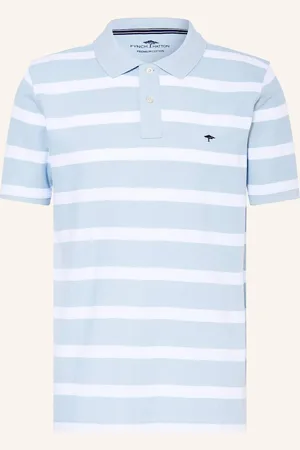 Fynch-Hatton Piqué-Poloshirt blau