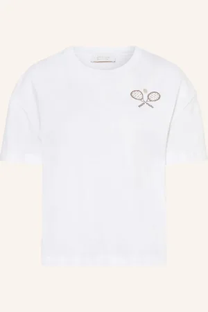 Rich & Royal T-Shirt Mit Schmucksteinen