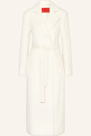 Max&Co. Wollmantel Purelong weiss