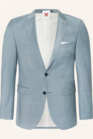 Club of Gents Anzugsakko Cg Caden Slim Fit blau