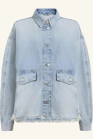 AllSaints Jeansjacke Hettie blau