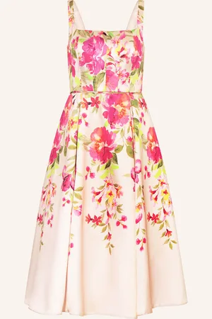 Adrianna Papell Satinkleid beige