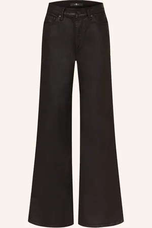 7 for all Mankind Coated Jeans Lotta schwarz