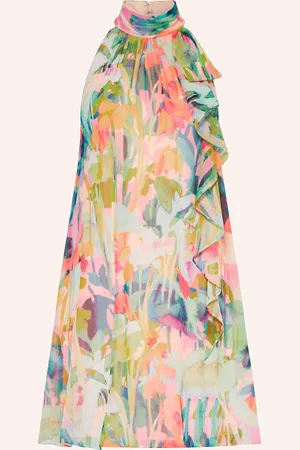 Adrianna Papell Kleid Mit Volants pink