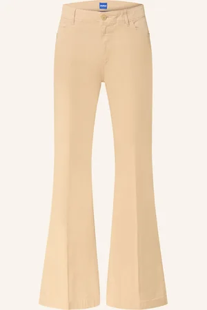 Hugo Blue Bootcut-Hose Hizama beige