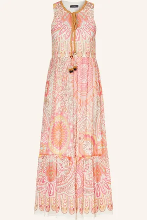 Ana Alcazar Kleid Madi Mit Glitzergarn orange