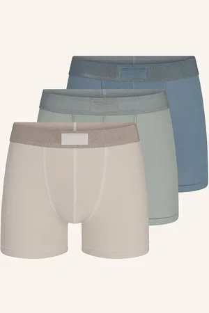 SKIMS 3er-Pack Boxershorts Cotton grau