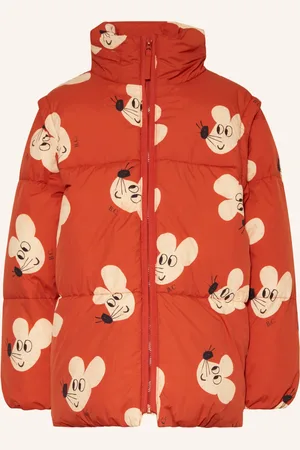 Bobo Choses Steppjacke Mit Abnehmbaren Ärmeln rot