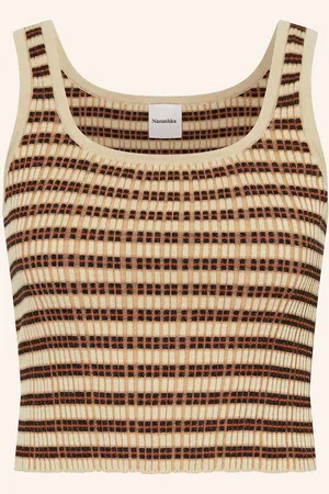 Nanushka Stricktop Delfine beige