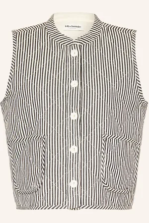 Lollys Laundry Steppweste Cairoll schwarz