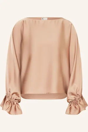Vera Mont Blusenshirt Aus Satin Mit Volants