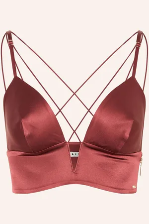 Livy Bustier Cigale Aus Satin rot
