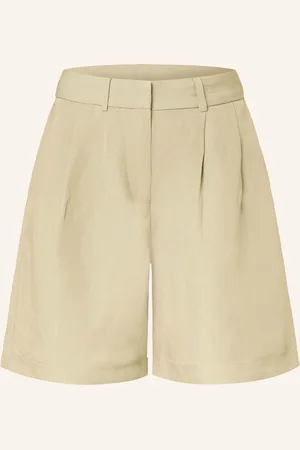ONLY Shorts Mit Leinen gruen