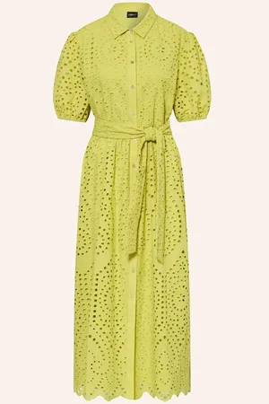 QS by s.Oliver Hemdblusenkleid Aus Lochspitze gruen