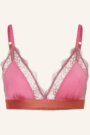 LOVE Stories Triangel-Bh Love Lace Aus Satin pink