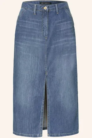 Betty Barclay Jeansrock blau