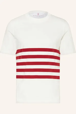 Brunello Cucinelli T-Shirt weiss