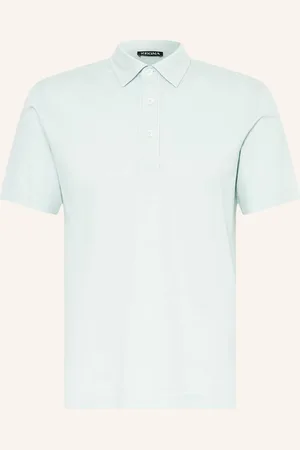 Ermenegildo Zegna Piqué-Poloshirt blau