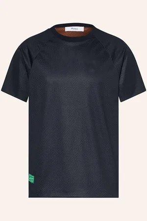 Palmes Mesh-Shirt Zum Wenden blau