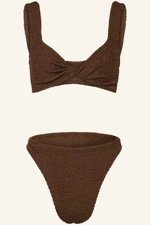 Hunza G Bralette-Bikini Juno braun