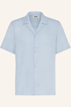 Drykorn Resorthemd Bijan Comfort Fit Aus Leinen blau