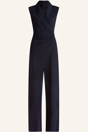 Vera Mont Jumpsuit In Wickeloptik blau